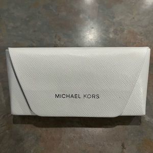 Michael Kors White Sunglass Eyeglass Case
